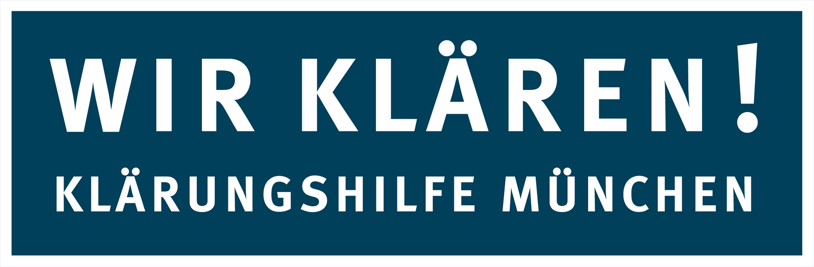Wir klären! Klärungshilfe München | Logo